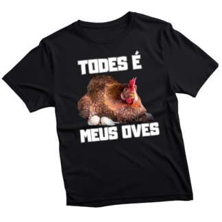 Camiseta Todes É Meus Oves 100% Algodão