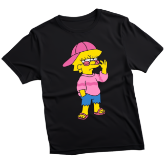 Camiseta Lisa Simpsons 100% Algodão